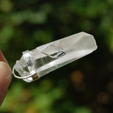 Load image into Gallery viewer, Lemurian Seed Quartz Crystal Laser Pendant for Necklace, Sterling Silver, Brazil
