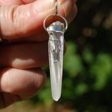 Load image into Gallery viewer, Cosmic Lemurian Seed Quartz Crystal Laser Pendant
