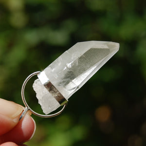 Chisel Lemurian Seed Quartz Crystal Pendant