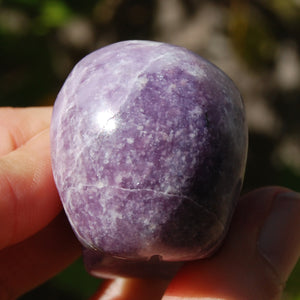 Lepidolite Crystal Skull