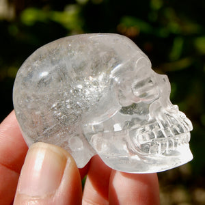 Clear Quartz Crystal Skull