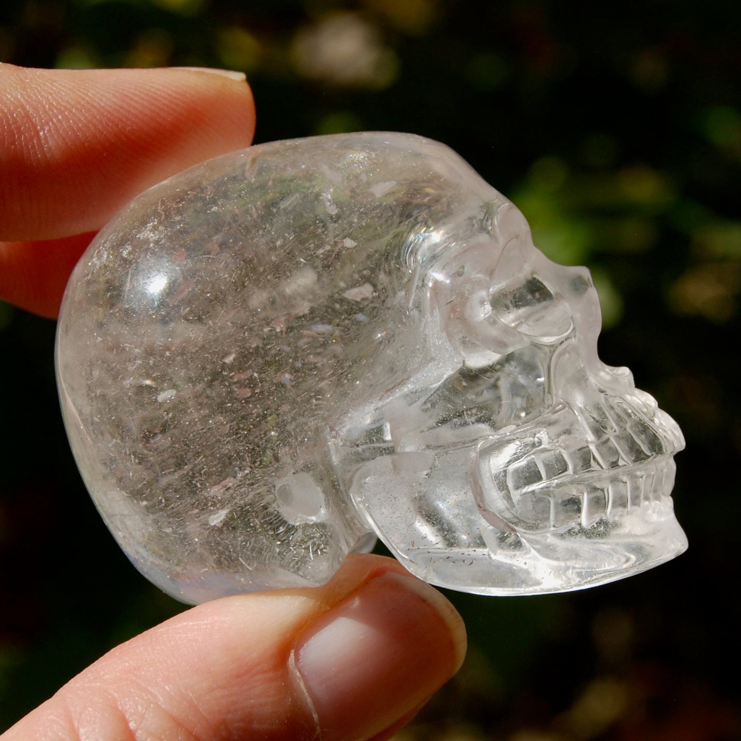 Clear Quartz Crystal Skull