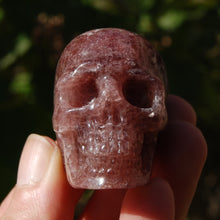 Load image into Gallery viewer, Strawberry Quartz Crystal Skull
