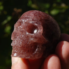 Load image into Gallery viewer, Strawberry Quartz Crystal Skull
