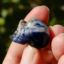 Load image into Gallery viewer, Mini Sodalite Crystal Skull
