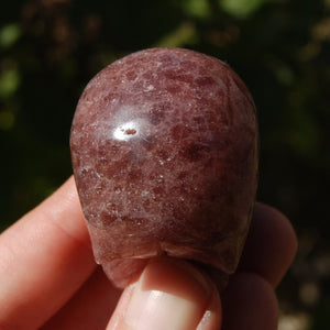 Strawberry Quartz Crystal Skull