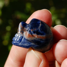 Load image into Gallery viewer, Mini Sodalite Crystal Skull
