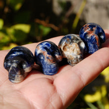 Load image into Gallery viewer, Mini Sodalite Crystal Skull
