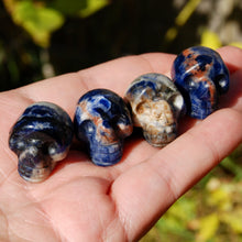 Load image into Gallery viewer, Mini Sodalite Crystal Skull
