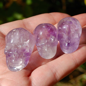 Mini Amethyst Crystal Skull