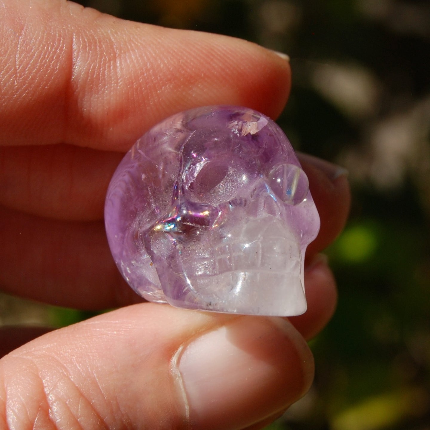 Mini Amethyst Crystal Skull