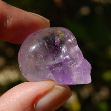 Load image into Gallery viewer, Mini Amethyst Crystal Skull
