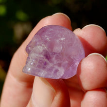 Load image into Gallery viewer, Mini Amethyst Crystal Skull
