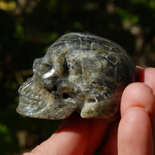 Load image into Gallery viewer, Purple Labradorite Crystal Skull
