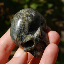 Load image into Gallery viewer, Purple Labradorite Crystal Skull
