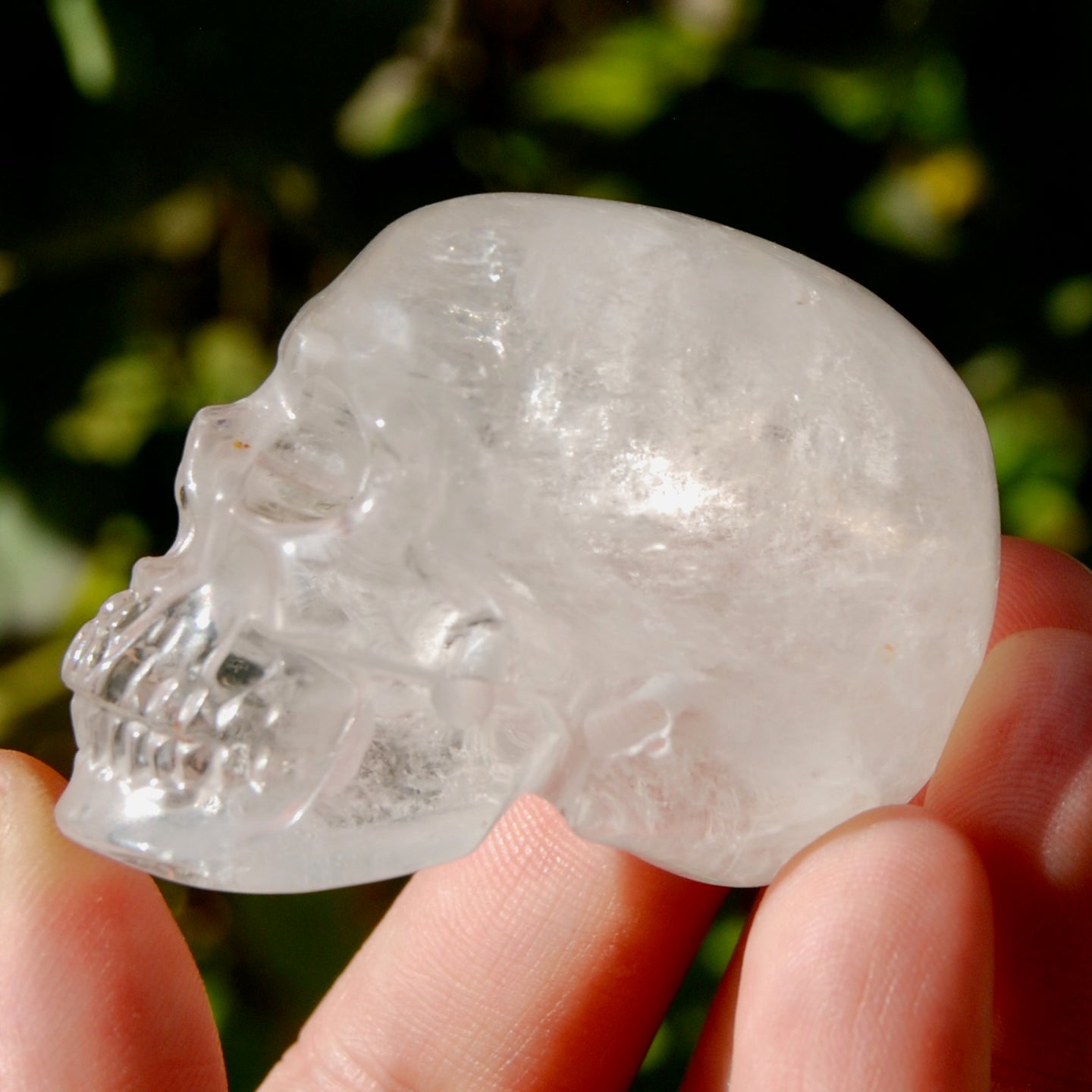 Clear Quartz Crystal Skull