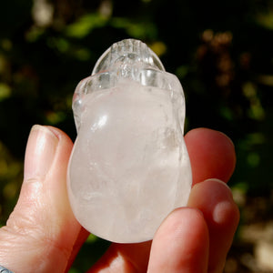 Clear Quartz Crystal Skull