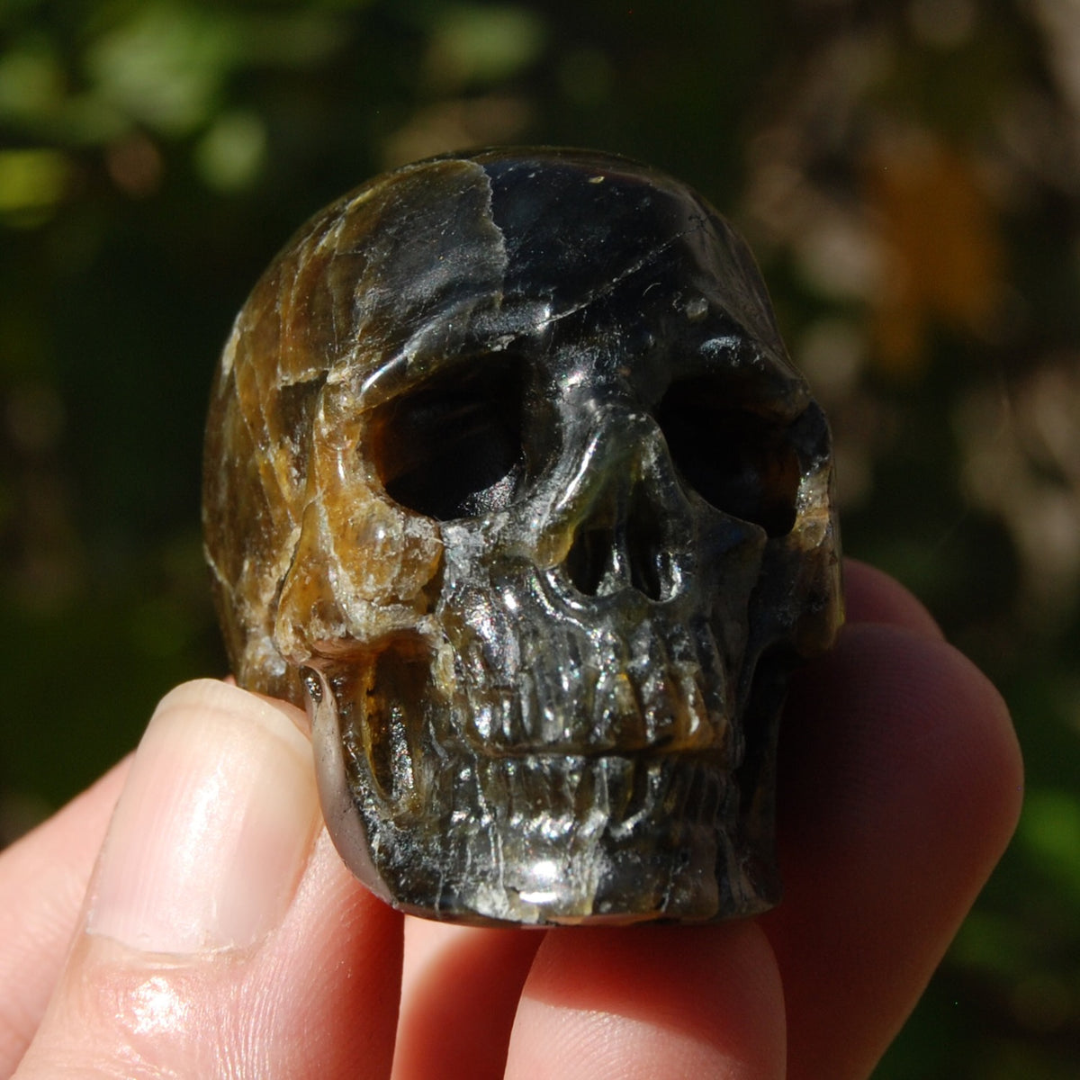 Labradorite Crystal Skull