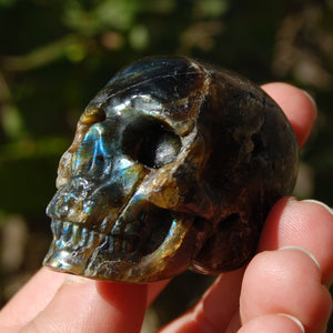 Labradorite Crystal Skull