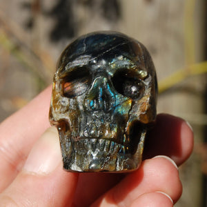 Labradorite Crystal Skull