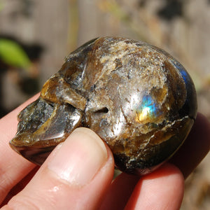 Labradorite Crystal Skull