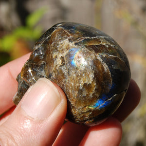 Labradorite Crystal Skull