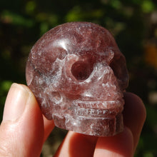 Load image into Gallery viewer, Strawberry Quartz Crystal Skull
