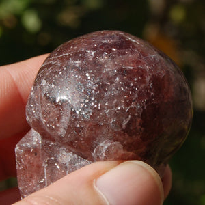 Strawberry Quartz Crystal Skull