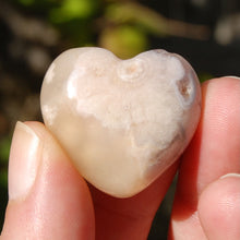 Load image into Gallery viewer, Sakura Agate Crystal Heart 
