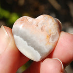 Crazy Lace Agate Crystal Heart