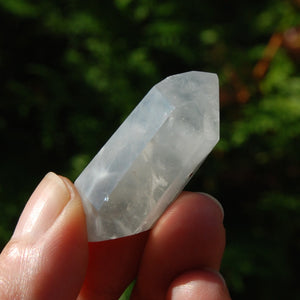 DT Dow Channeler Blue Amphibole Quartz Crystal, Blue Angel Phantom Quartz