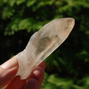 Pink Shadow Smoky Lemurian Seed Quartz Crystal
