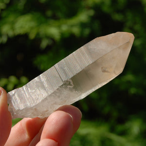 Pink Shadow Smoky Lemurian Seed Quartz Crystal