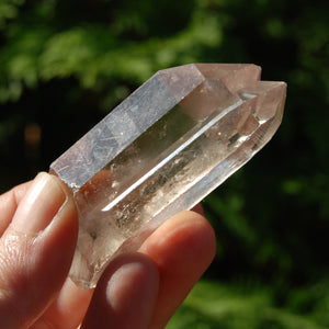 Isis Face Tantric Twin Smoky Lemurian Seed Quartz Crystal