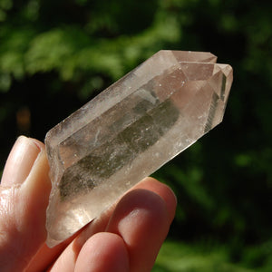 Isis Face Tantric Twin Smoky Lemurian Seed Quartz Crystal