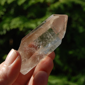 Isis Face Tantric Twin Smoky Lemurian Seed Quartz Crystal