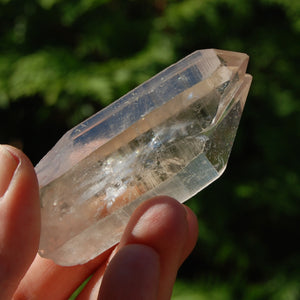 Isis Face Tantric Twin Smoky Lemurian Seed Quartz Crystal