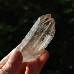 Isis Face Tantric Twin Smoky Lemurian Seed Quartz Crystal