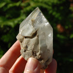 Blue Amphibole Quartz Crystal