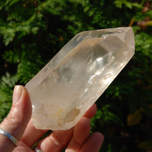 Load image into Gallery viewer, Lightning Strike Golden Healer Lemurian Seed Crystal
