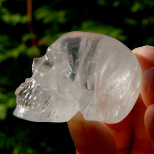 Clear Quartz Crystal Skull