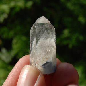 RARE Trans Channeler Blue Amphibole Quartz Crystal Mini Tower