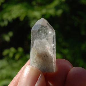 RARE Trans Channeler Blue Amphibole Quartz Crystal Mini Tower