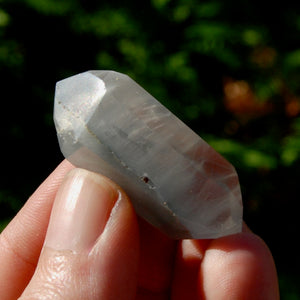 DT Dow Channeler Blue Amphibole Quartz Crystal, Blue Angel Phantom Quartz