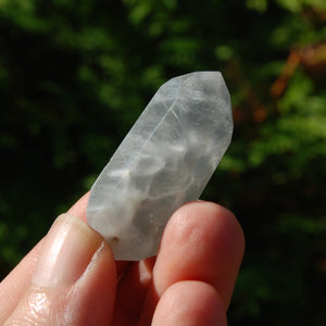 DT Dow Channeler Blue Amphibole Quartz Crystal, Blue Angel Phantom Quartz