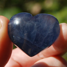 Load image into Gallery viewer, Blue Fluorite Crystal Heart
