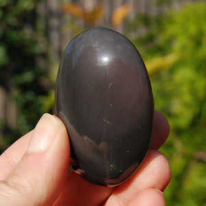 Rainbow Obsidian Crystal Palm Stone