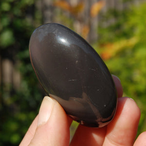 Rainbow Obsidian Crystal Palm Stone