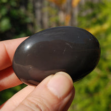 Load image into Gallery viewer, Rainbow Obsidian Crystal Palm Stone
