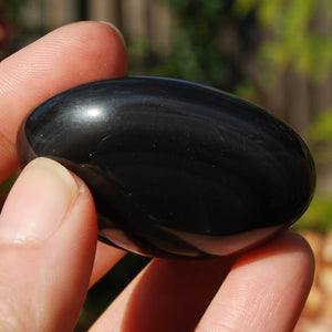 Rainbow Obsidian Crystal Palm Stone